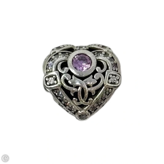 Opulent Heart Sterling Silver Bracelet Charm By Pandora