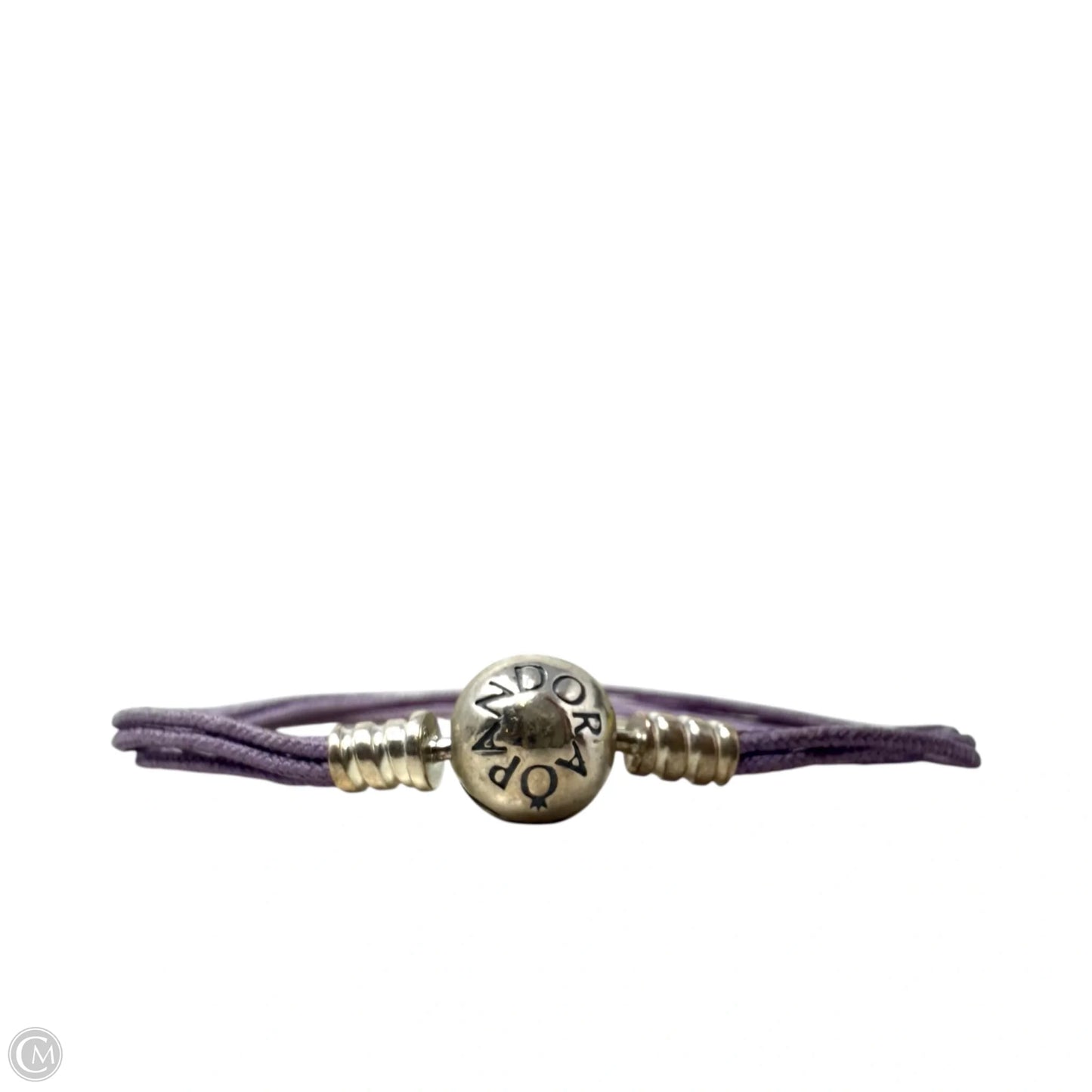 Multi-Strand Fabric Cord Bracelet with Sterling Silver Clasp By Pandora