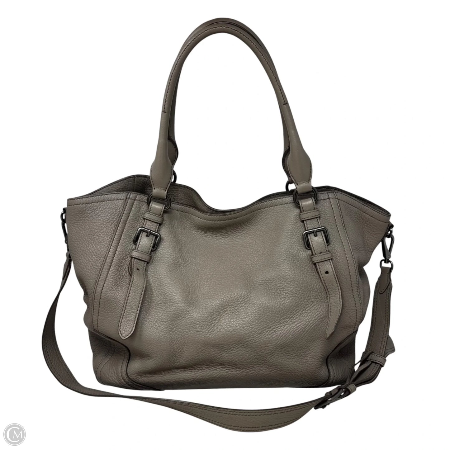 Leather Tote Bag Handbag Luxury Designer By Prada, Size: Large