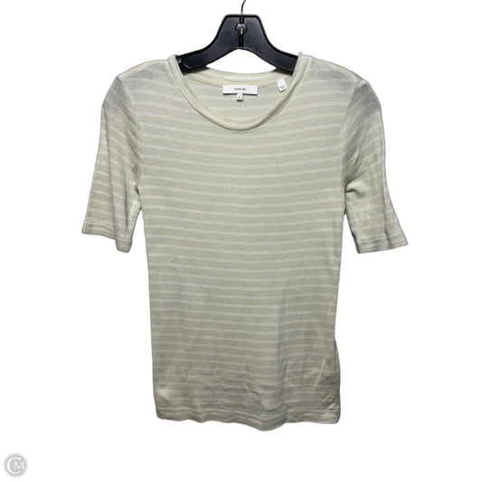 Top Short Sleeve Basic By Vince In Green, Size: M