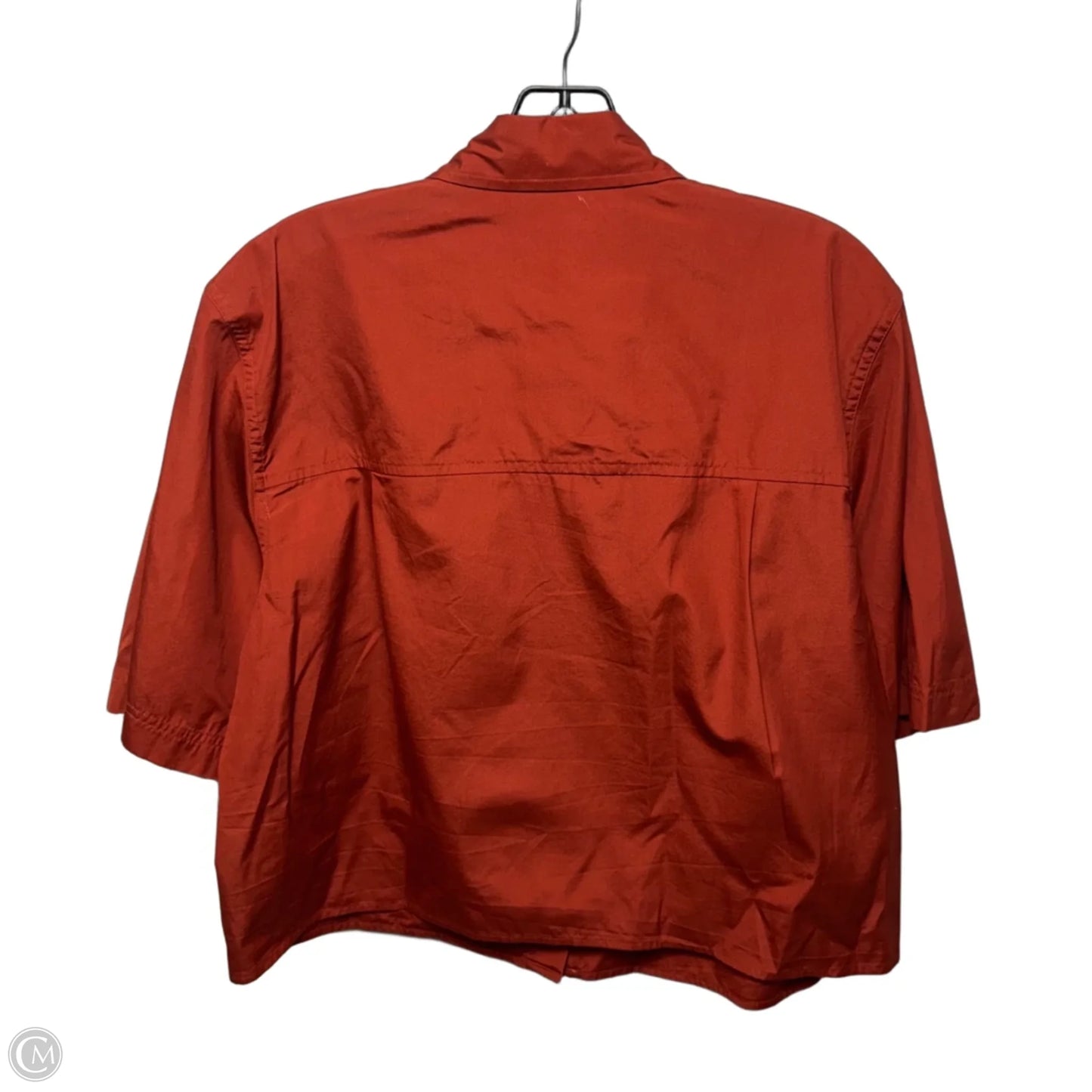 Top Short Sleeve By Vince In Orange, Size: M