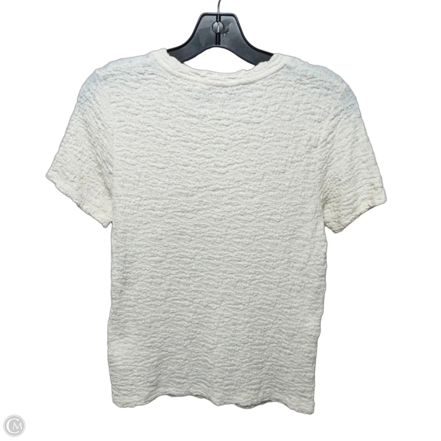 Top Short Sleeve By Vince In Cream, Size: M