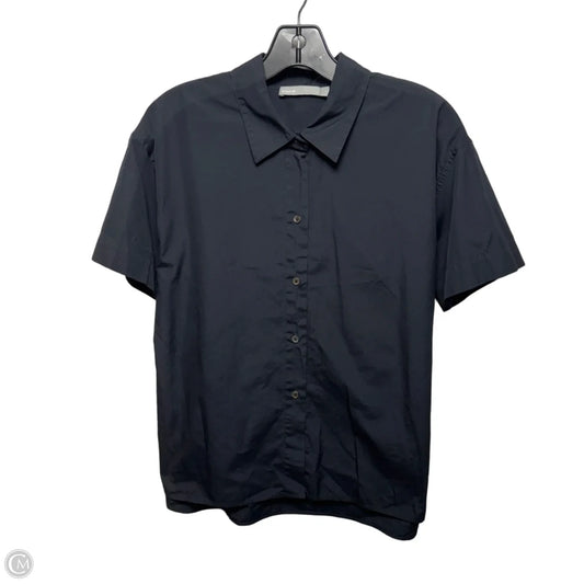 Top Short Sleeve By Vince In Black/Navy, Size: M