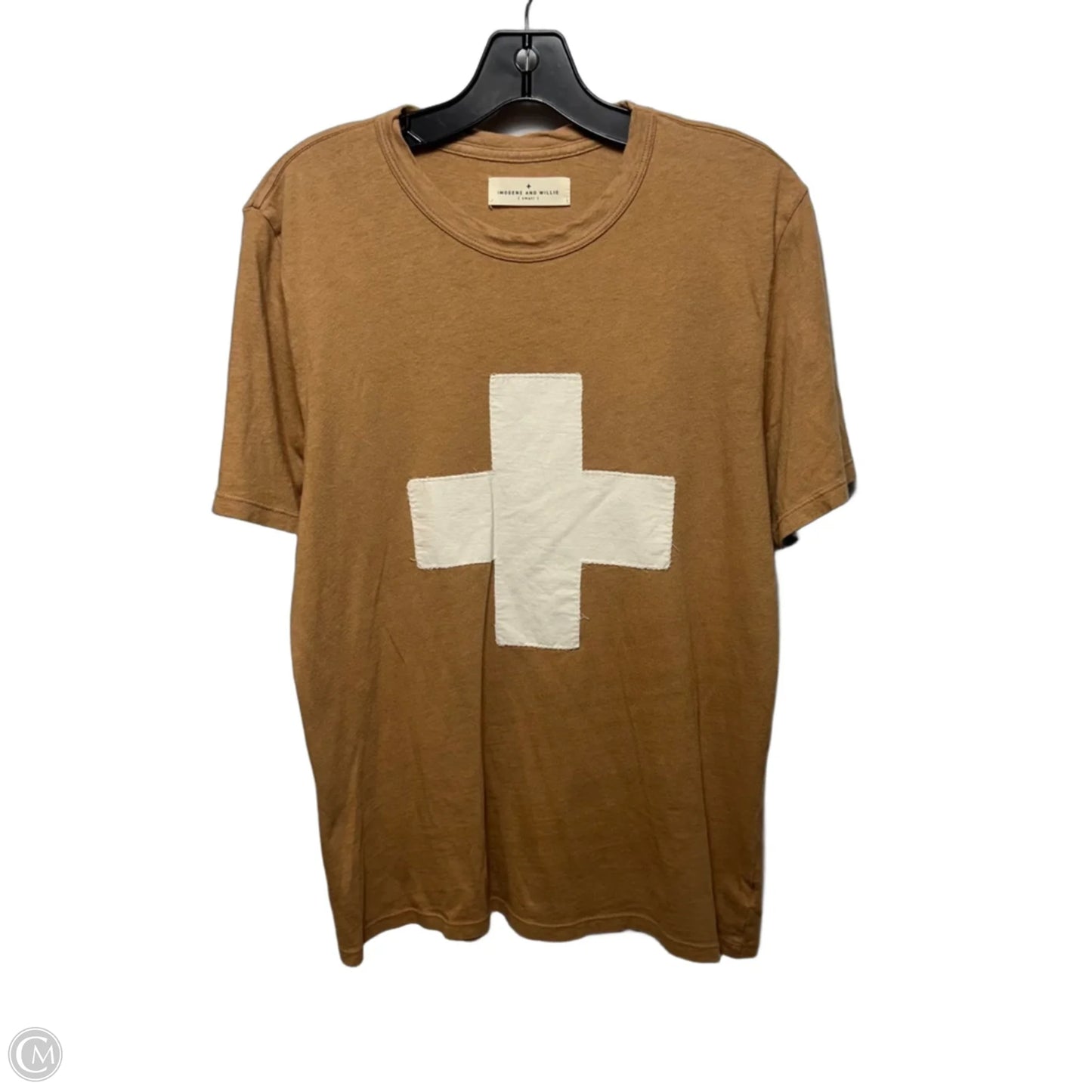 The “plus” Tee By Imogene and Willie In Fatigue Brown, Size: S