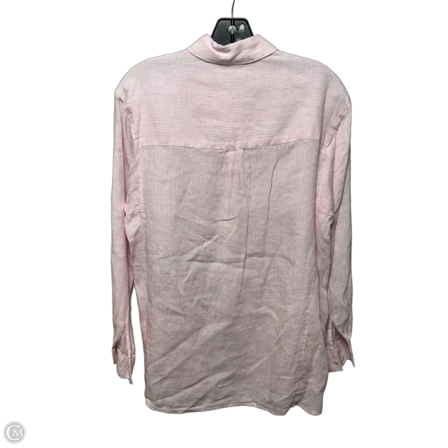 Linen Top Long Sleeve By J Mclaughlin In Striped Pattern, Size: Xs