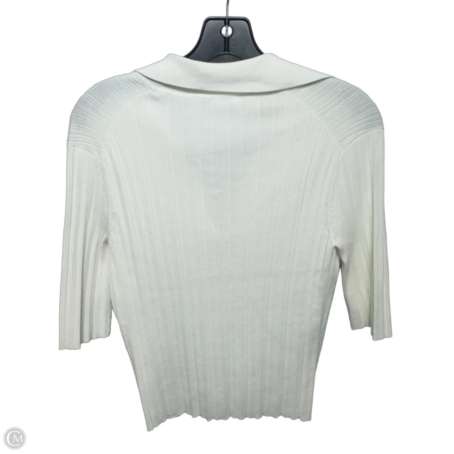 Top Short Sleeve By Vince In White, Size: M