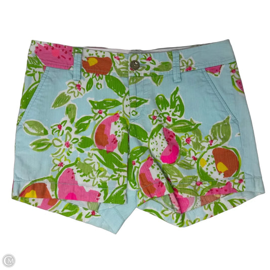 Shorts Designer By Lilly Pulitzer In Blue & Pink, Size: 4