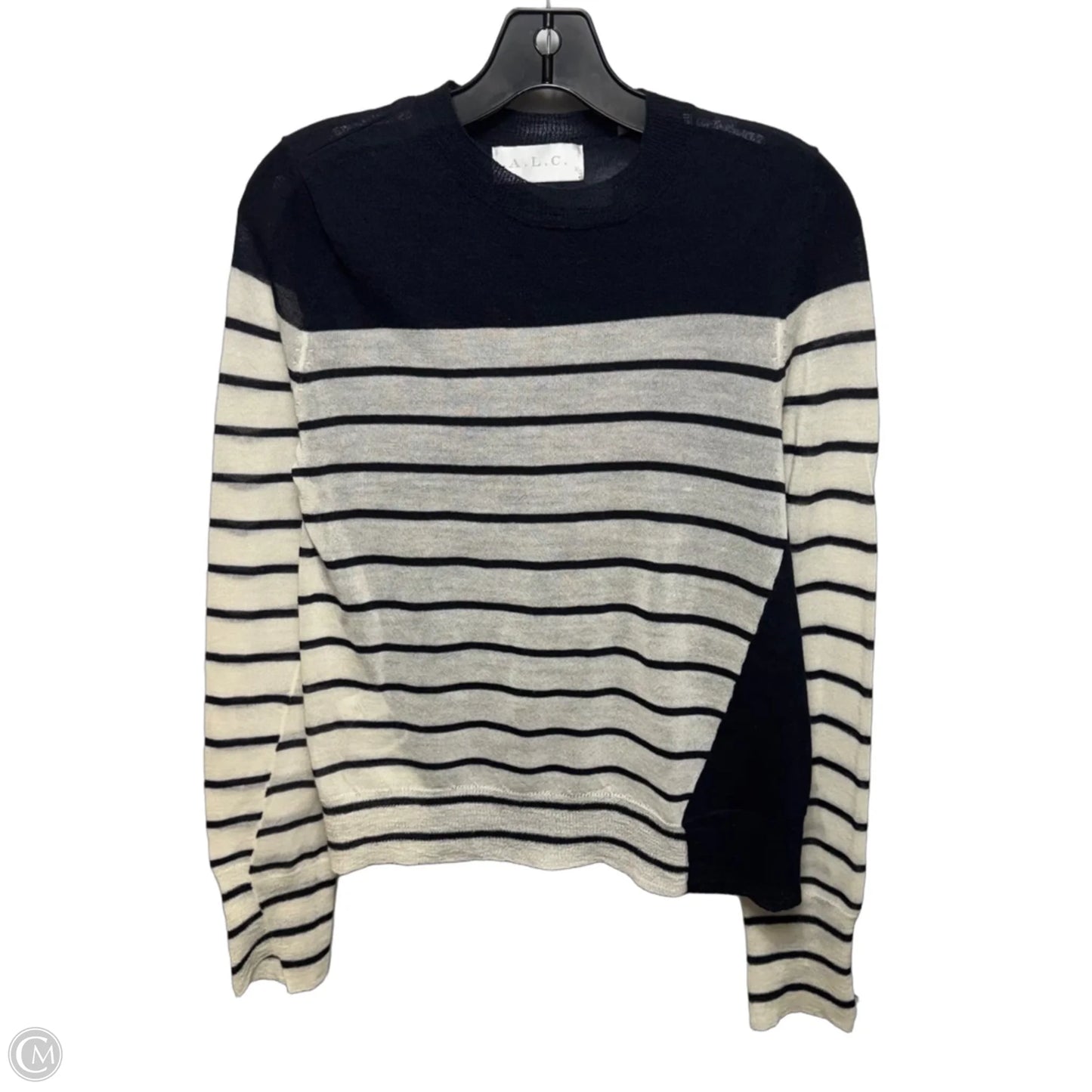 Wool Sweater By Alc In Striped Pattern, Size: S