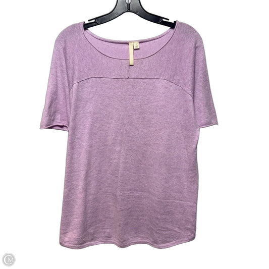 Knit Top Short Sleeve By Pure Jill In Purple, Size: S