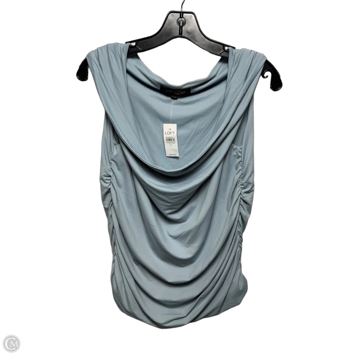 Top Sleeveless By Loft Versa In Blue, Size: Xl