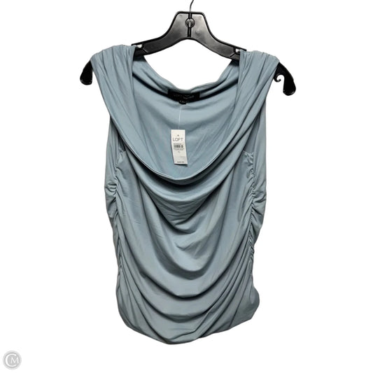 Top Sleeveless By Loft Versa In Blue, Size: Xl