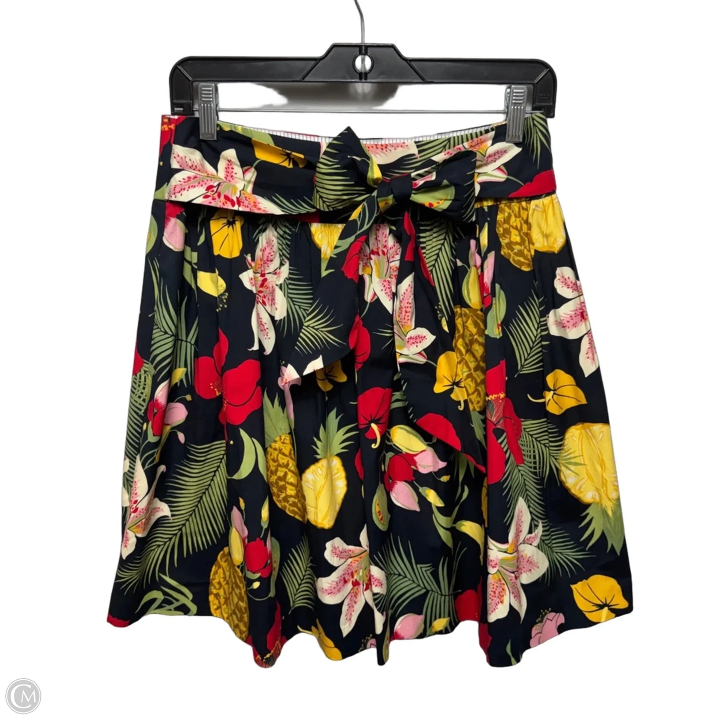 Skirt Midi By Brooks Brothers Red Fleece In Floral Print, Size: 4