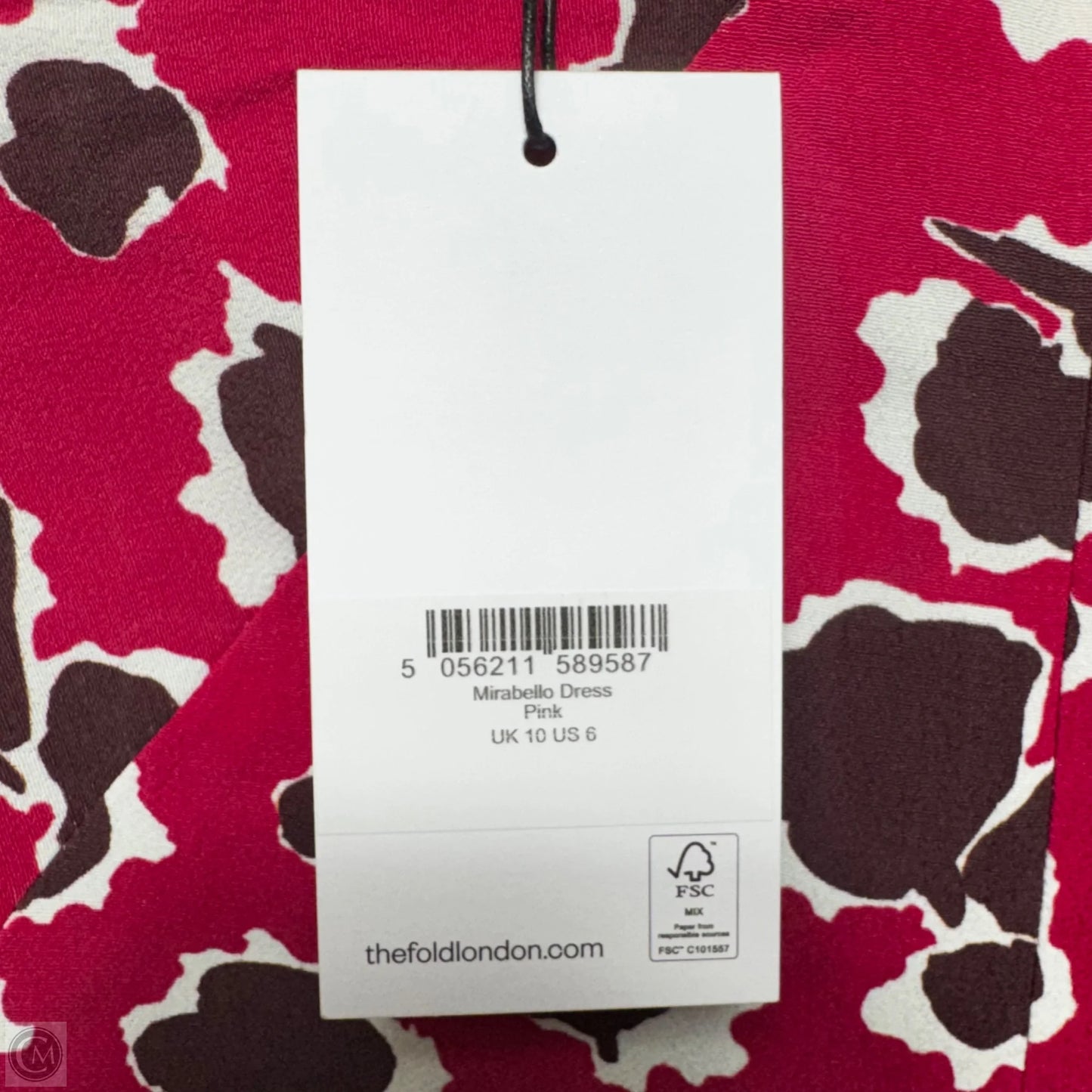Mirabello Midi Dress By The Fold In Red & White, Size: 6