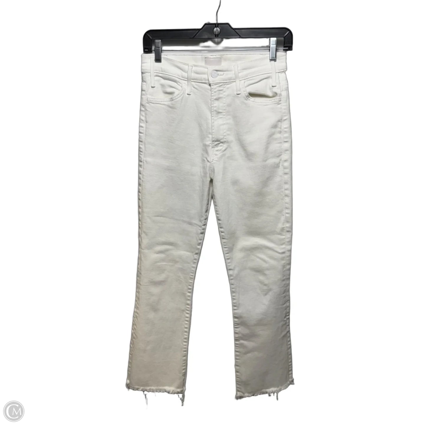 The Hustler Ankle Fray Jeans By Mother In White, Size: 6/28