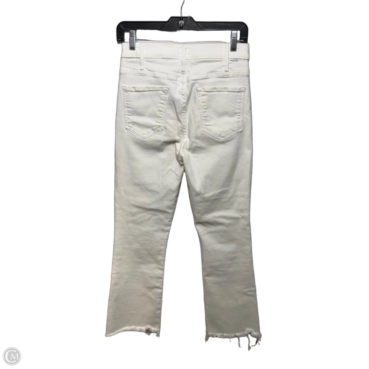 The Hustler Ankle Fray Jeans By Mother In White, Size: 6/28