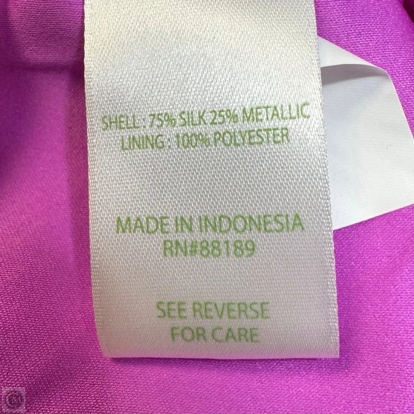 Sarita Silk Metallic Dress Designer By Lilly Pulitzer In Gold & Pink, Size: 0