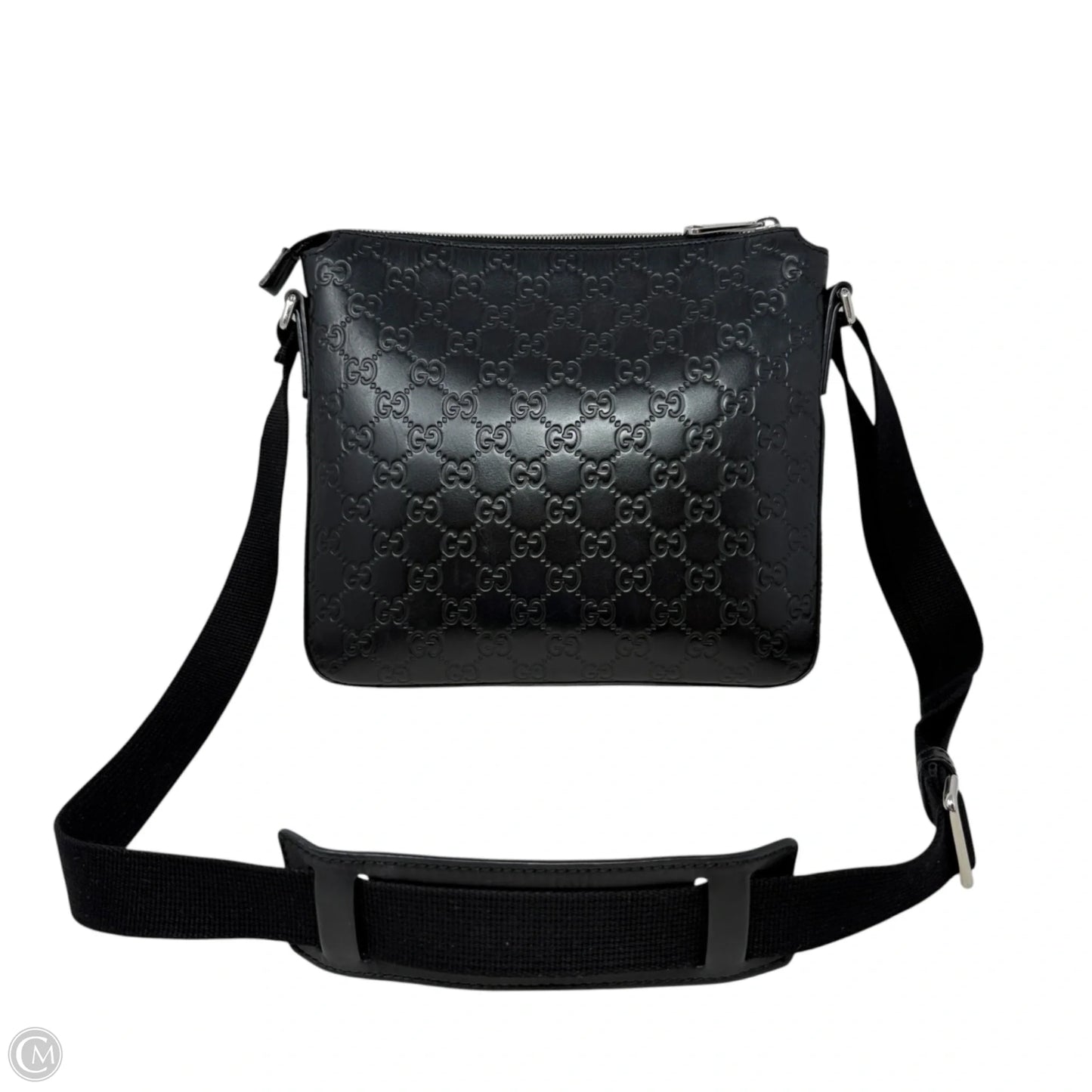 Guccissima Signature Leather Messenger Bag  Luxury Designer By Gucci, Size: Small