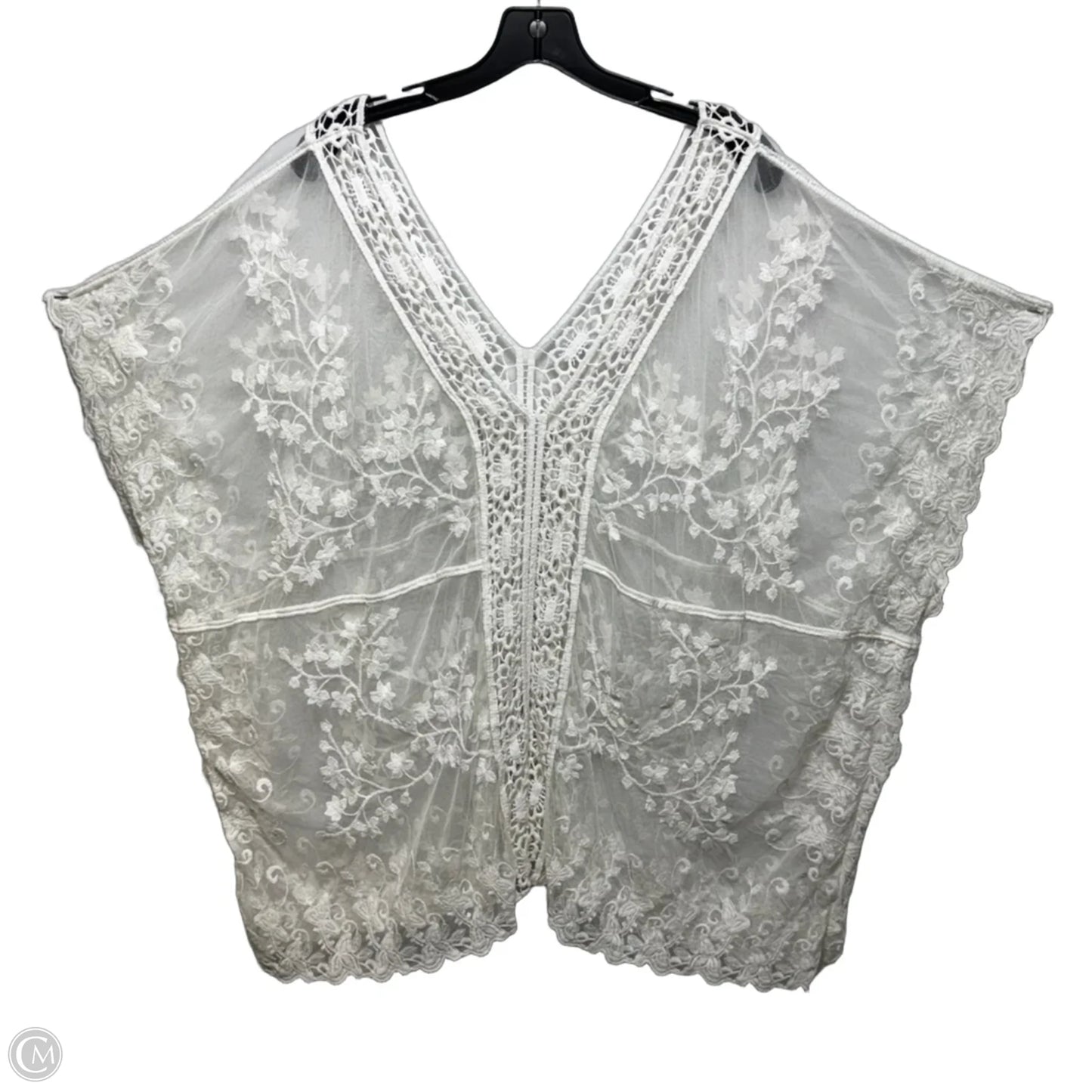 Swimwear Cover-up By  Cupshee In White, Size: Osfm