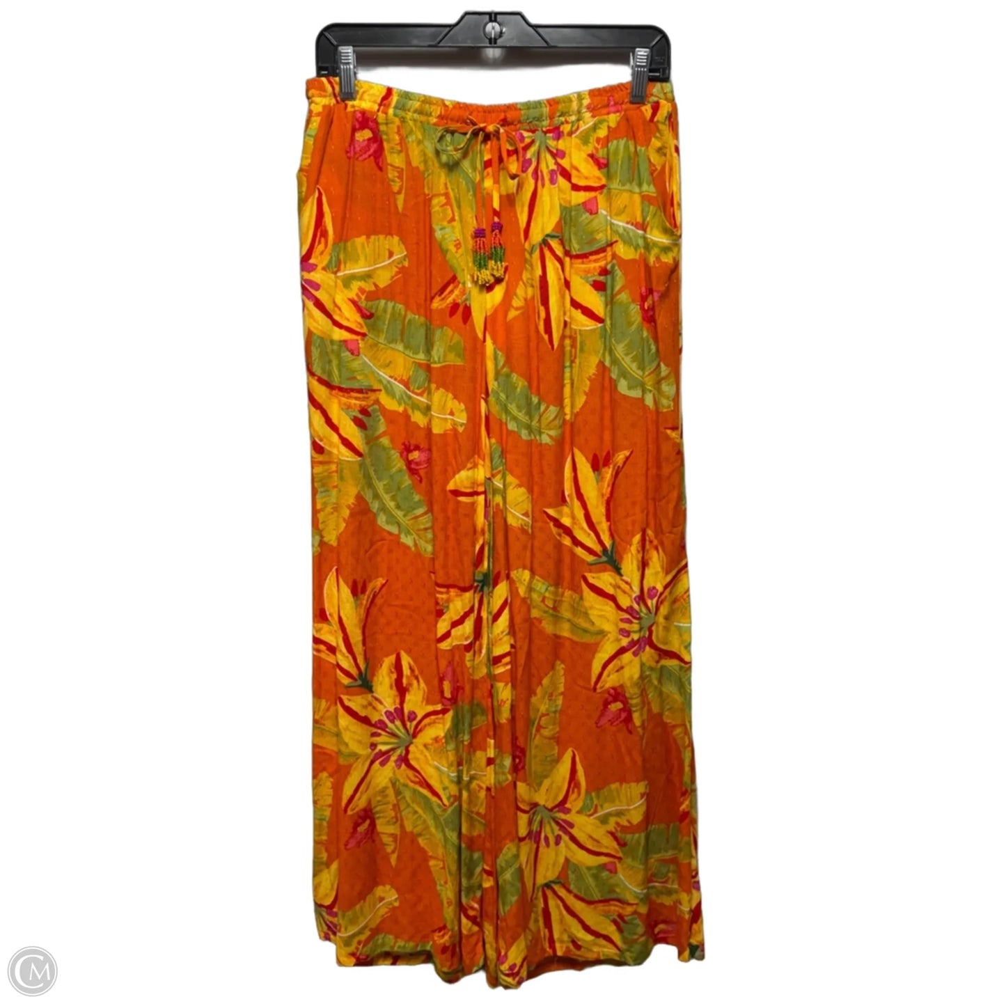 Pants Lounge By C And C In Tropical Print, Size: M