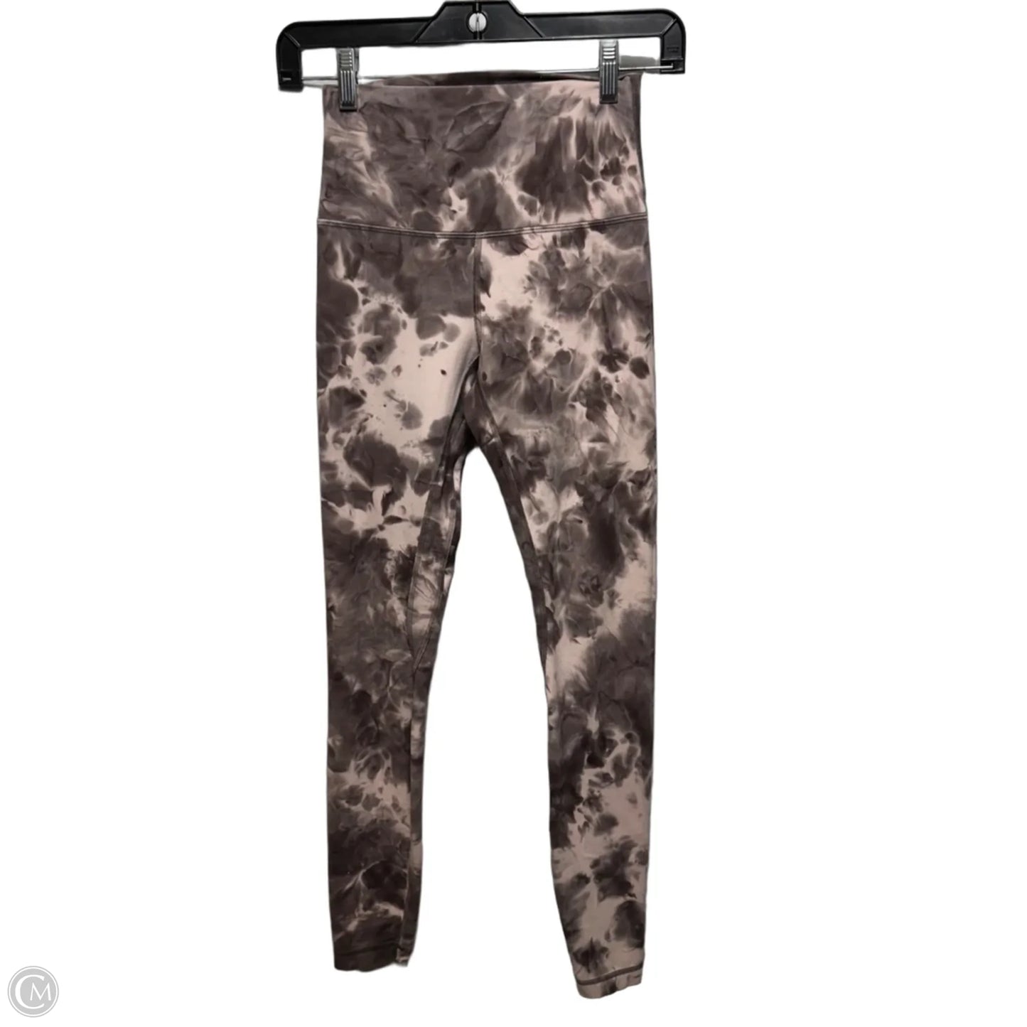 Athletic Leggings By Lululemon In Tie Dye Print, Size: 4