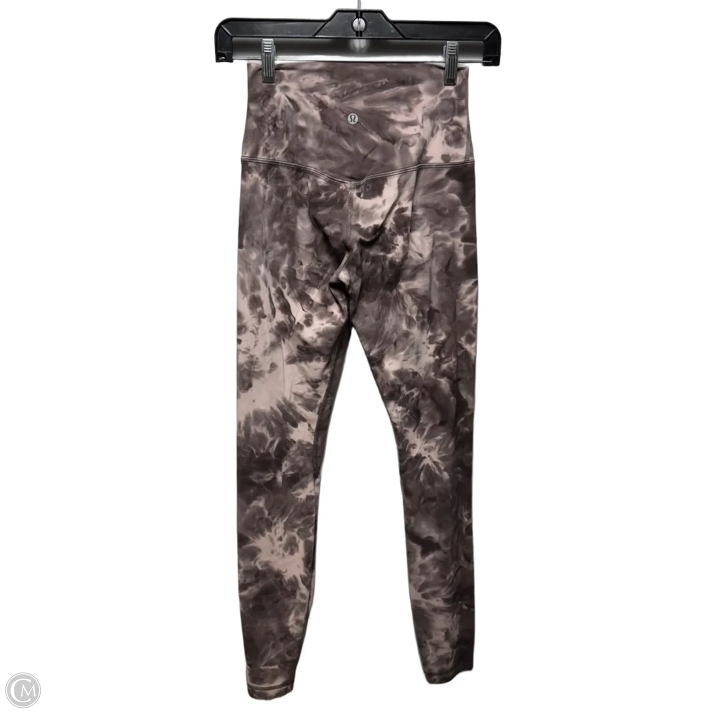 Athletic Leggings By Lululemon In Tie Dye Print, Size: 4