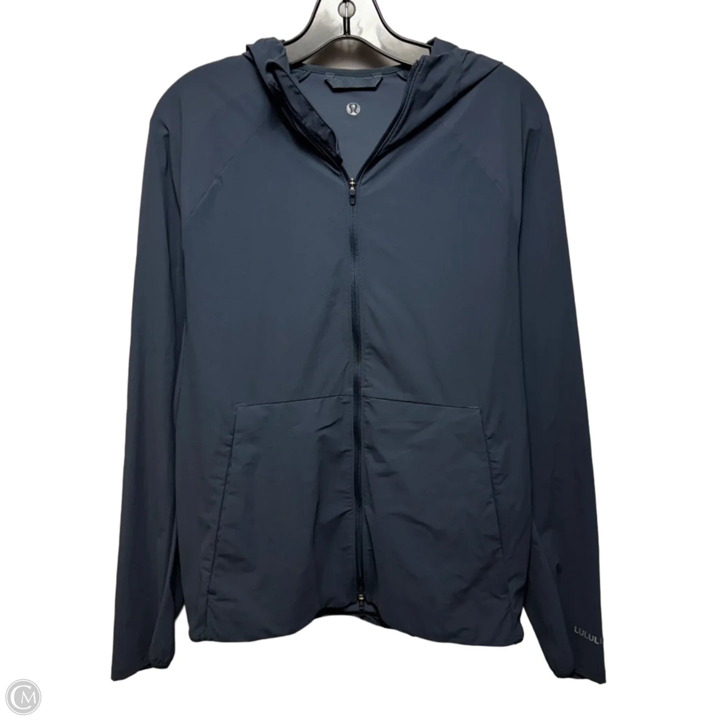 Jacket Windbreaker By Lululemon In Navy, Size: M