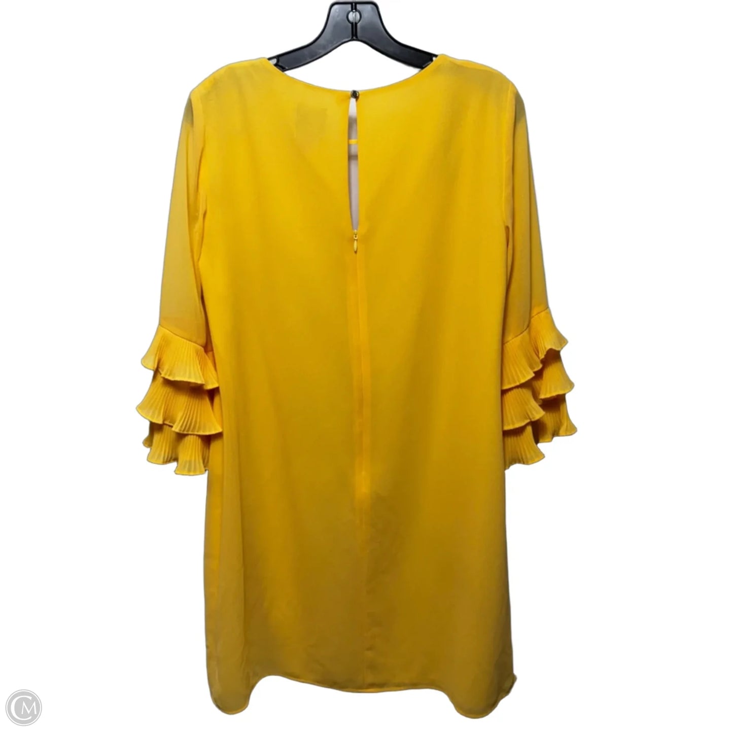 Dress Casual Midi By Vince Camuto In Yellow, Size: 10