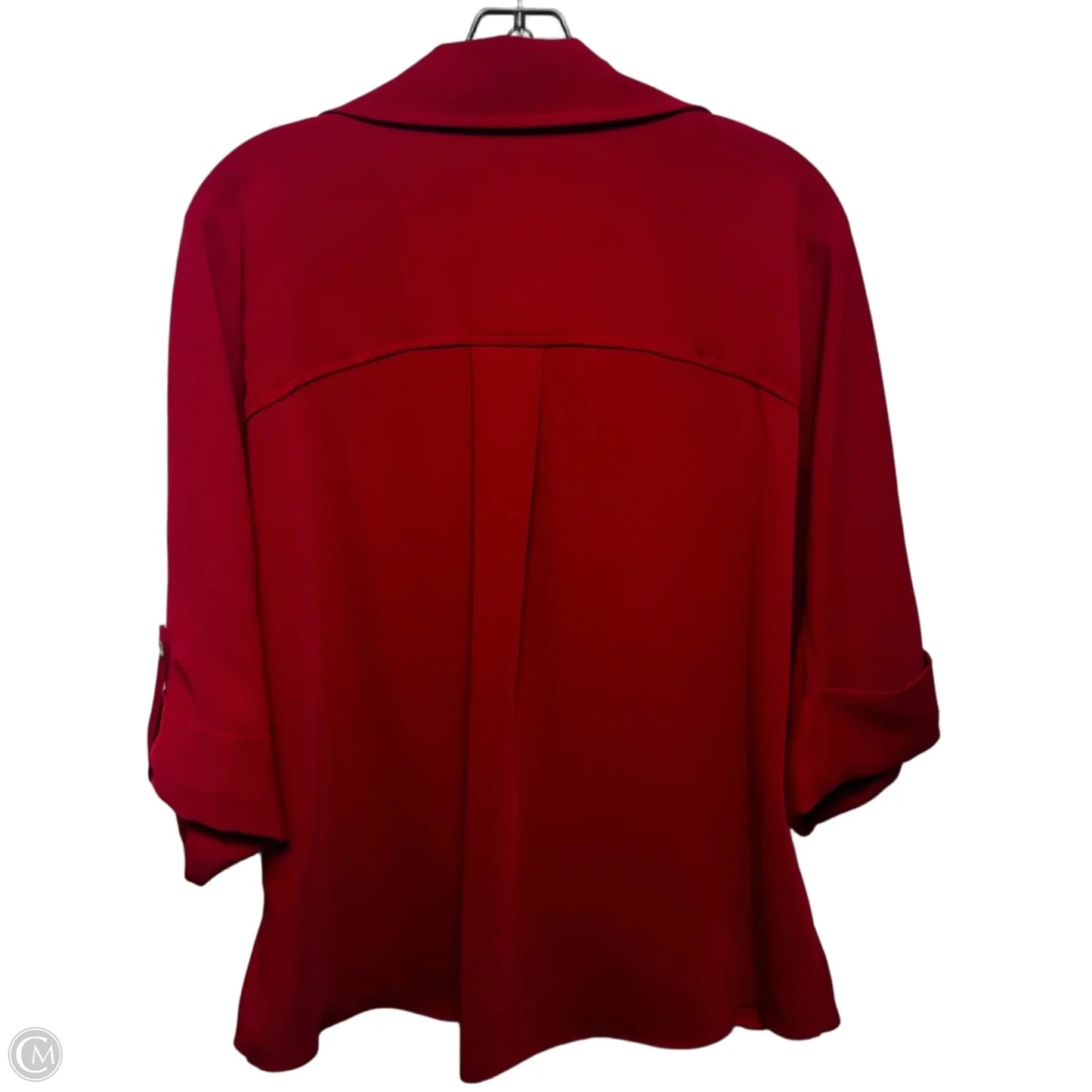 Top Short Sleeve By Trina Turk In Red, Size: L
