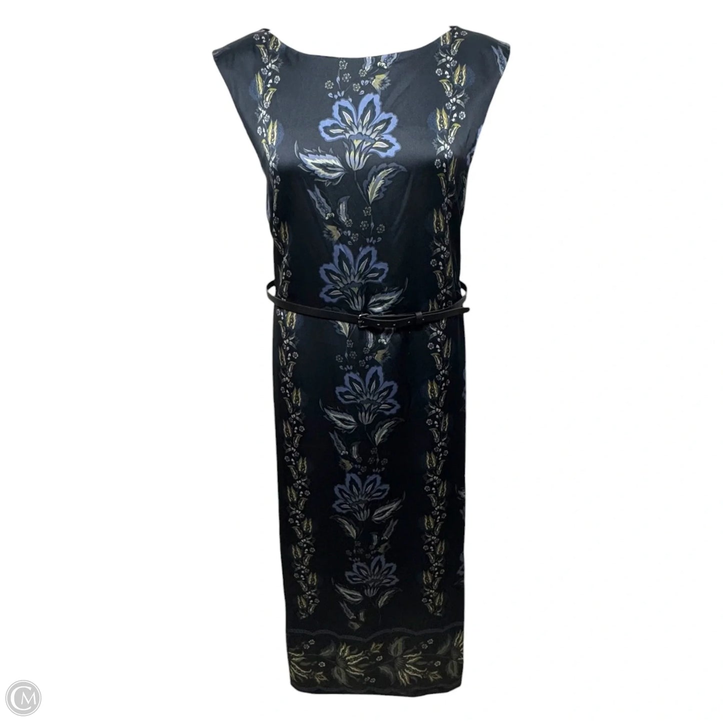 Clara Floral Dress By Alex Marie In Autumn Blues, Size: 14