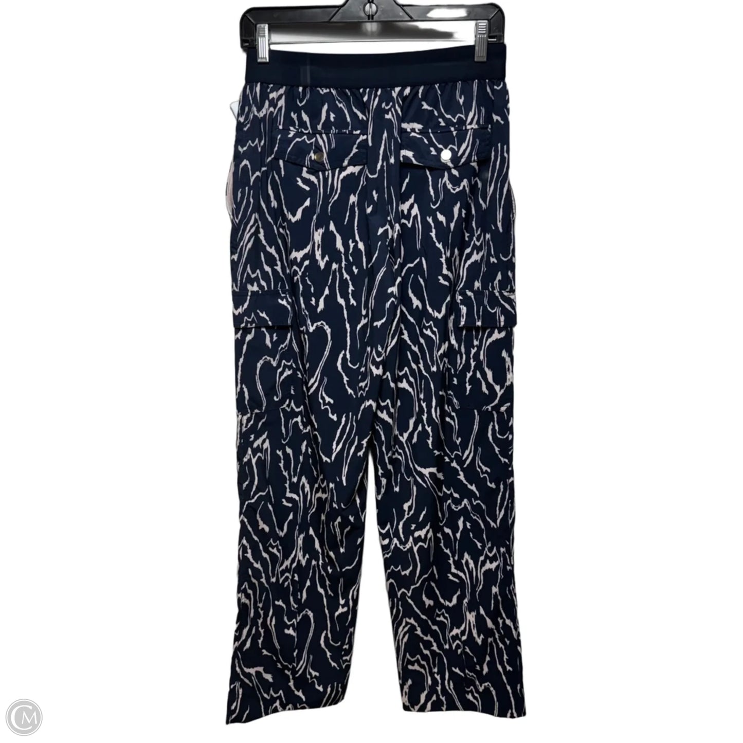 Athletic Pants By Athleta In Navy & Grey, Size: 6