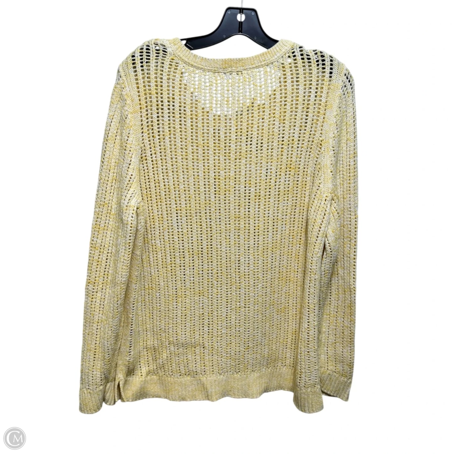 Sweater By Talbots In Yellow, Size: Xl