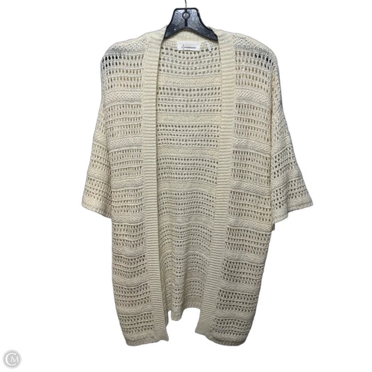Sweater Cardigan By Anthropologie In Cream, Size: Osfm