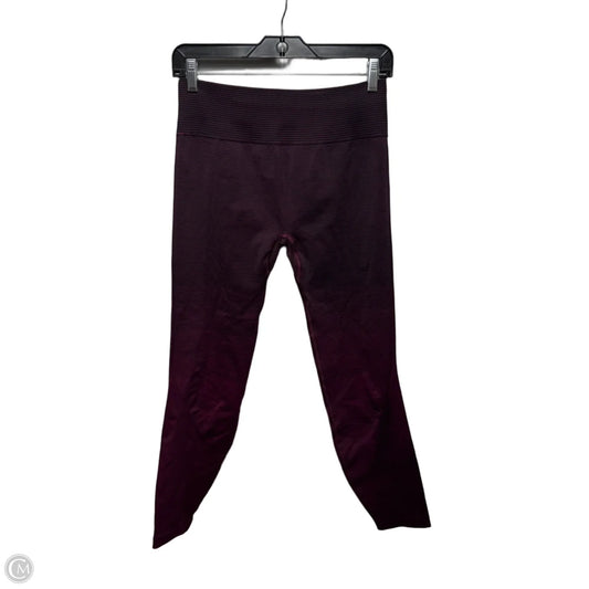 Athletic Leggings By Lululemon In Striped Pattern, Size: 10