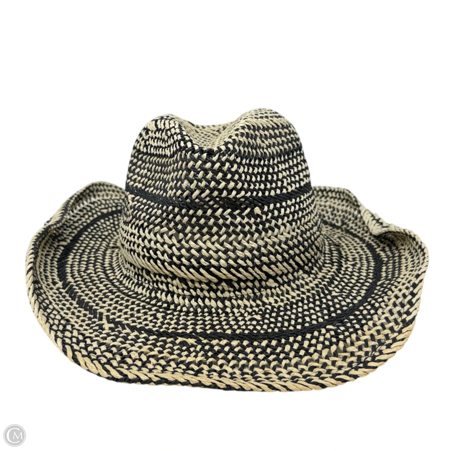 Two Tone Straw Cowgirl Hat
