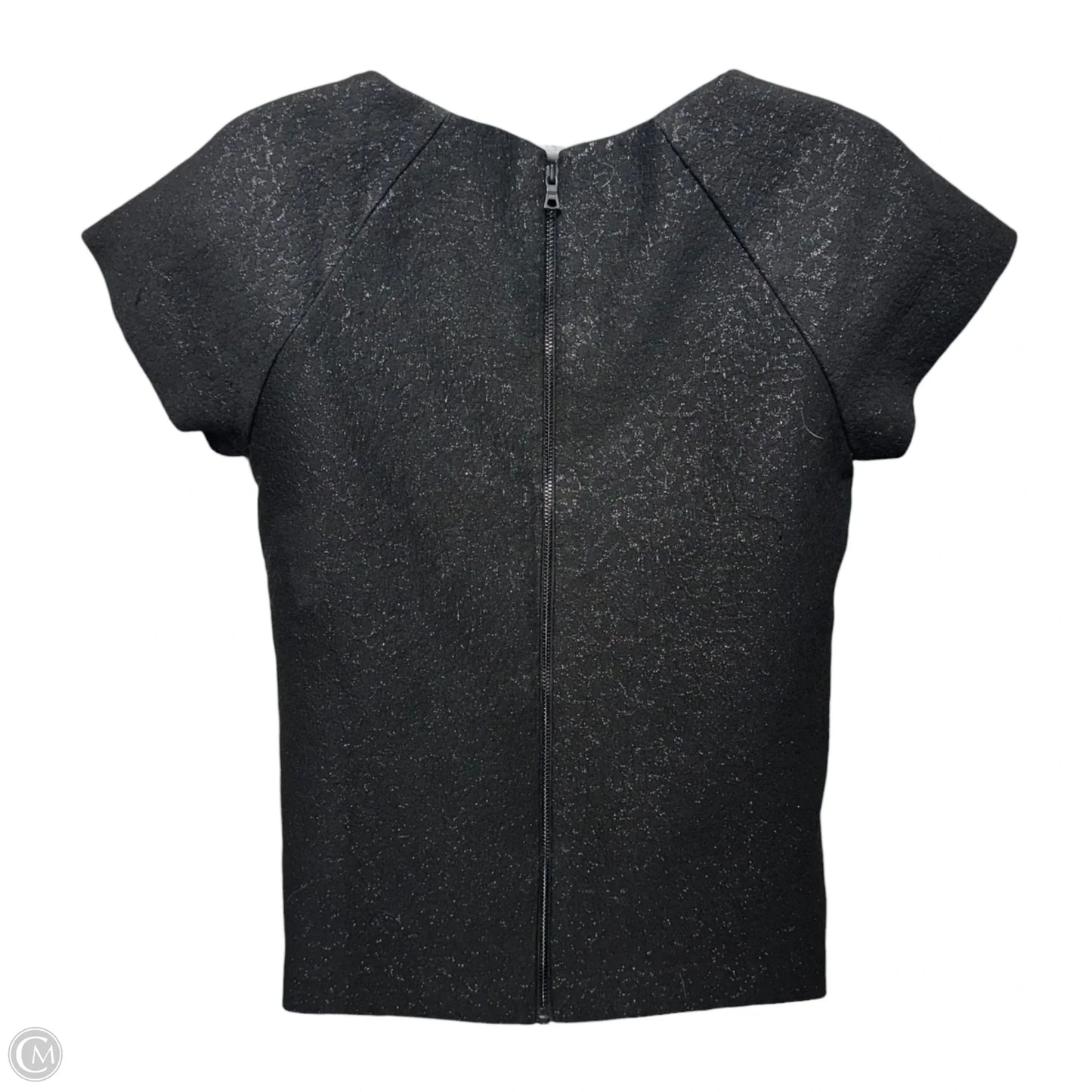 Metallic Top Sleeveless Designer By Alice + Olivia In Black, Size: XS (estimated)