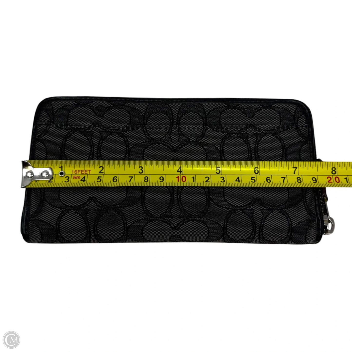 Signature Zip Around Wallet Designer By Coach, Size: Large