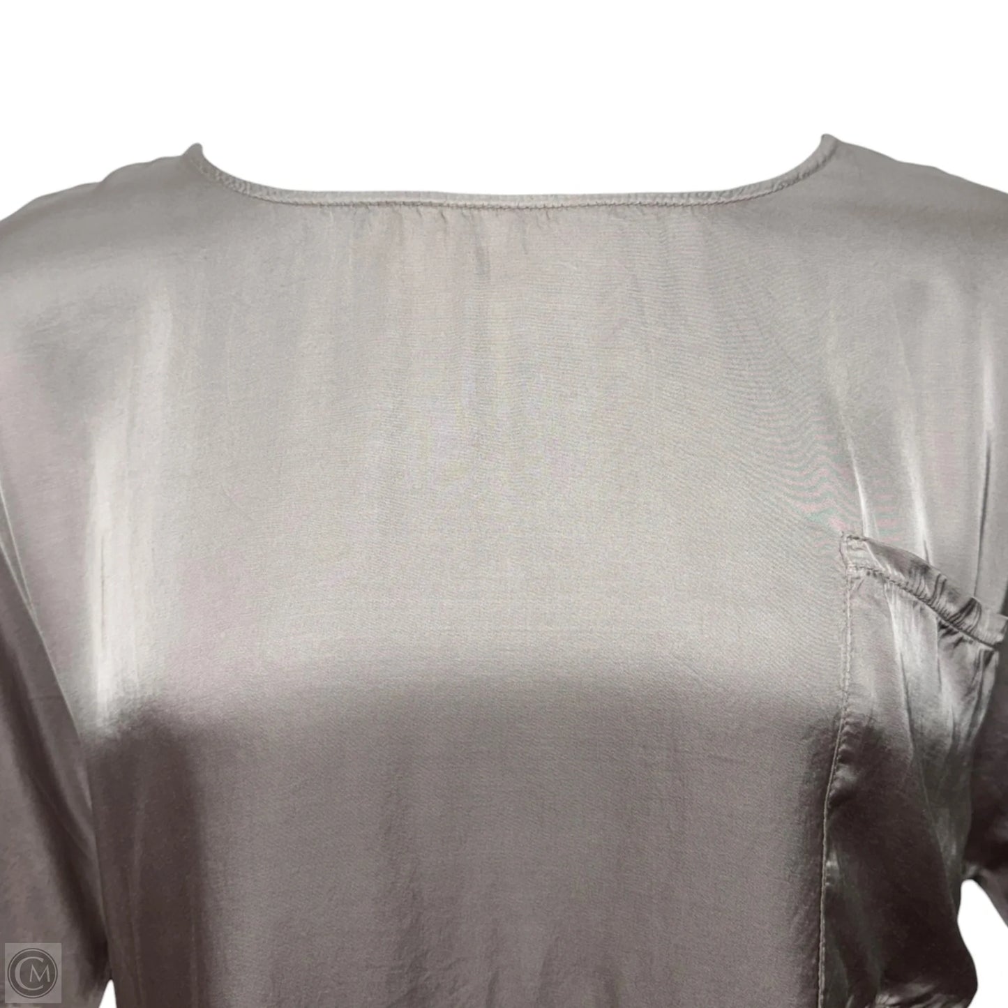Silk Blend 2 Piece Lounge Set By CobbleStone In Taupe, Size: L/XL