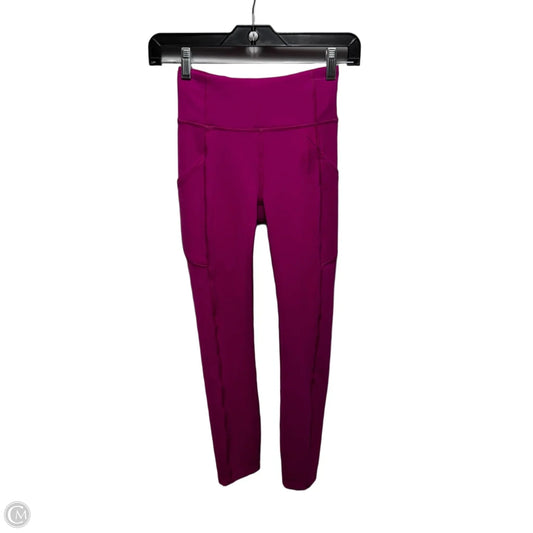 Fast and Free HR Leggings By Lululemon In Pink, Size: 2
