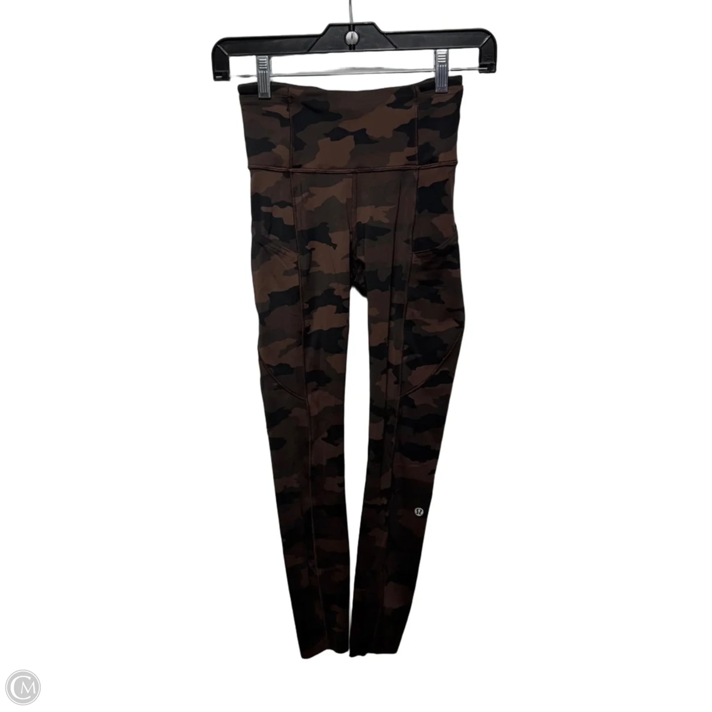 Athletic Leggings By Lululemon In Camouflage Print, Size: 2