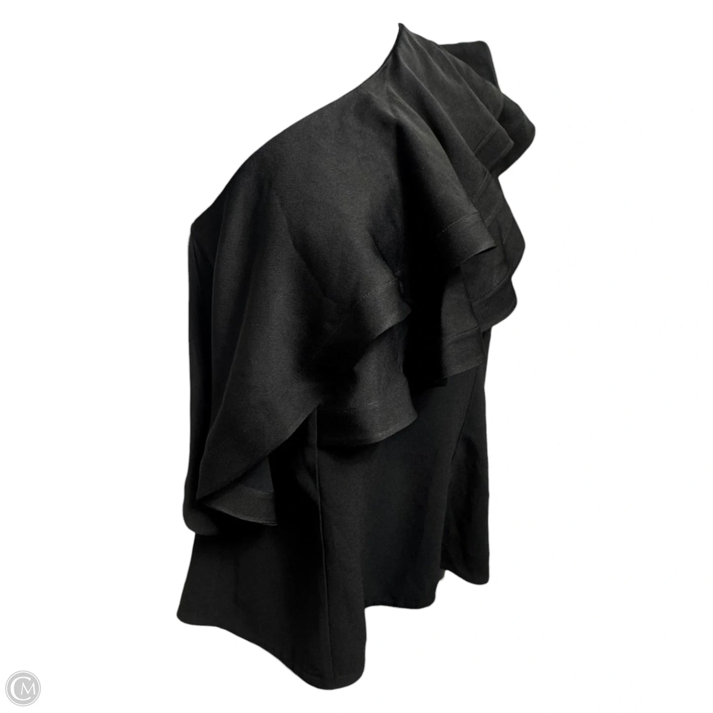 Ruffled One-Shoulder Blouse Luxury Designer By 3.1 Phillip Lim In Black, Size: 2