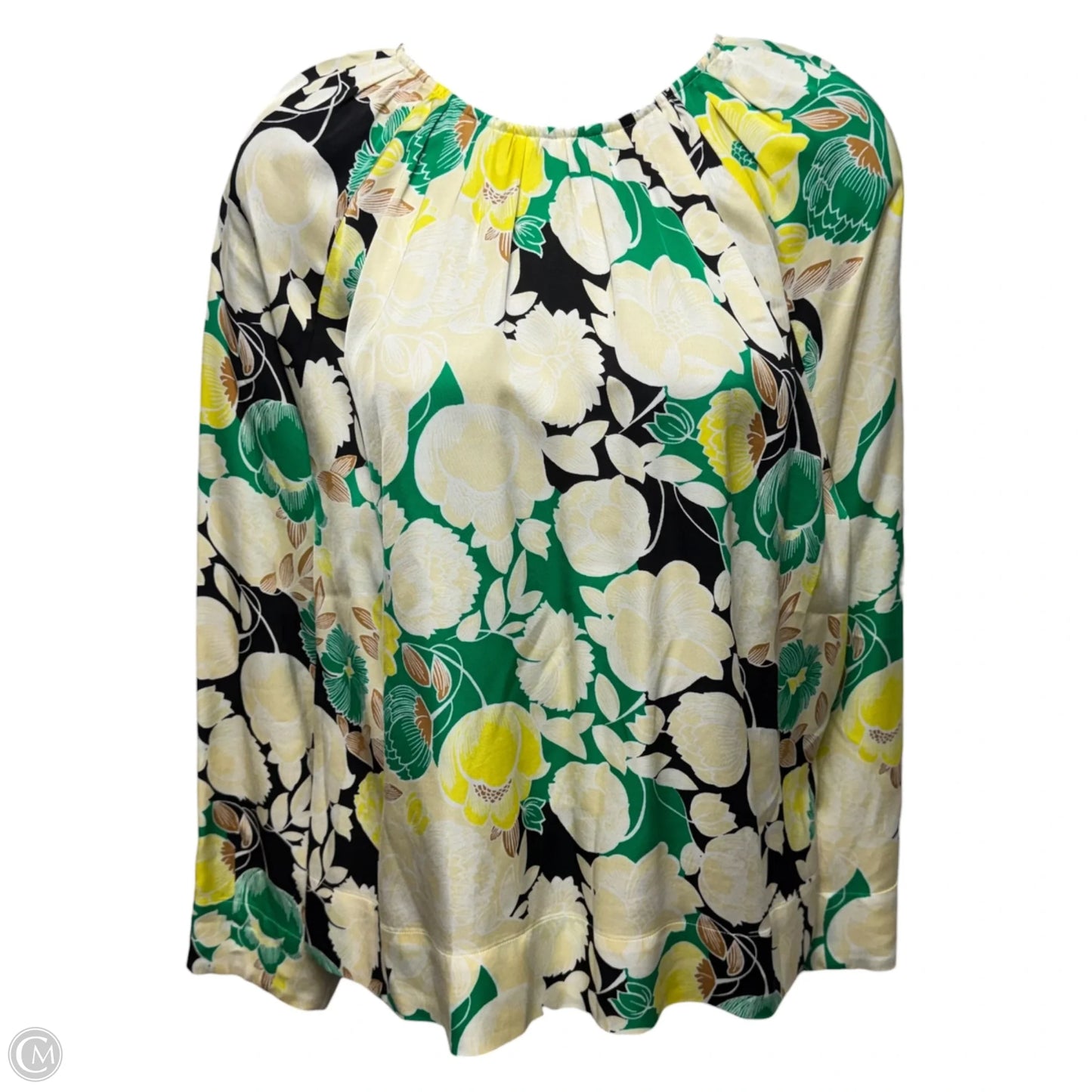 Solomiya Floral Puff Long Sleeve Top By Rodebjer In Floral Print, Size: S