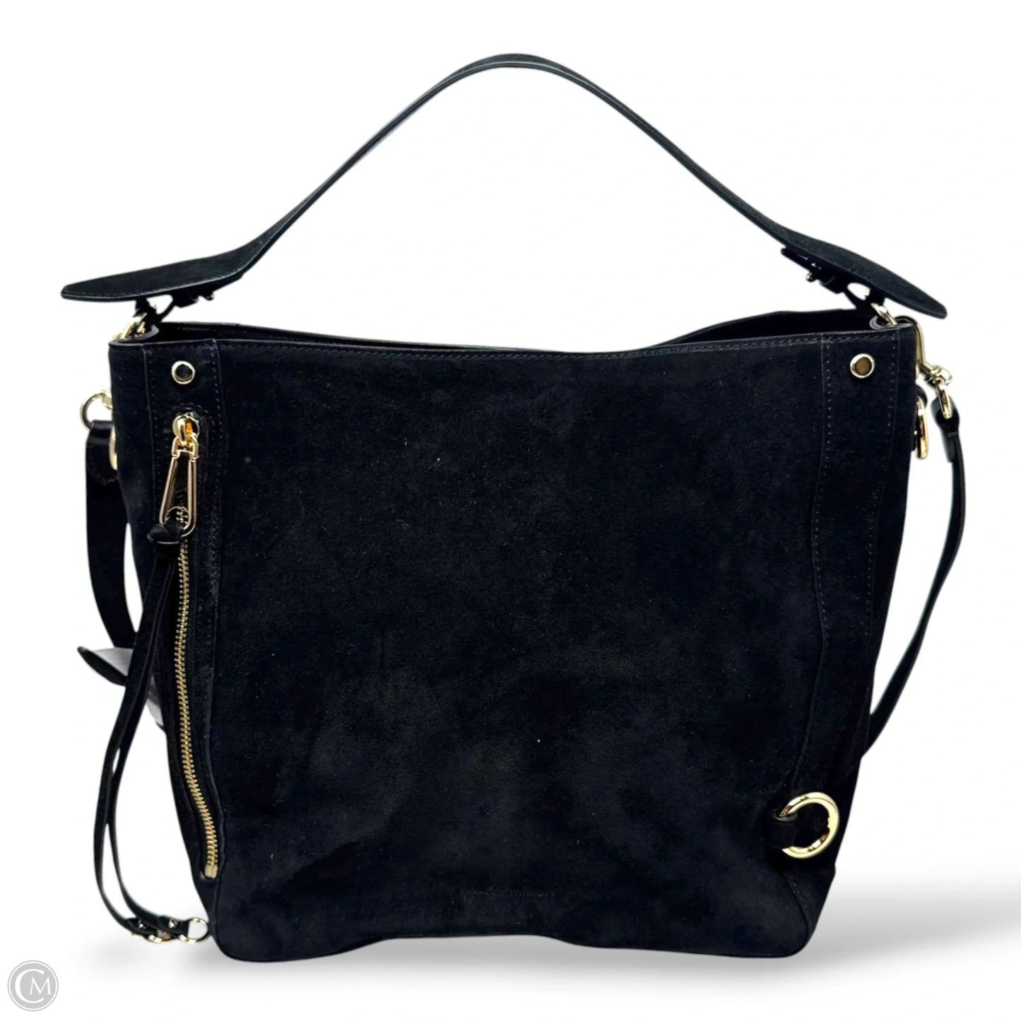 MAB Suede Hobo Handbag Designer By Rebecca Minkoff, Size: Medium
