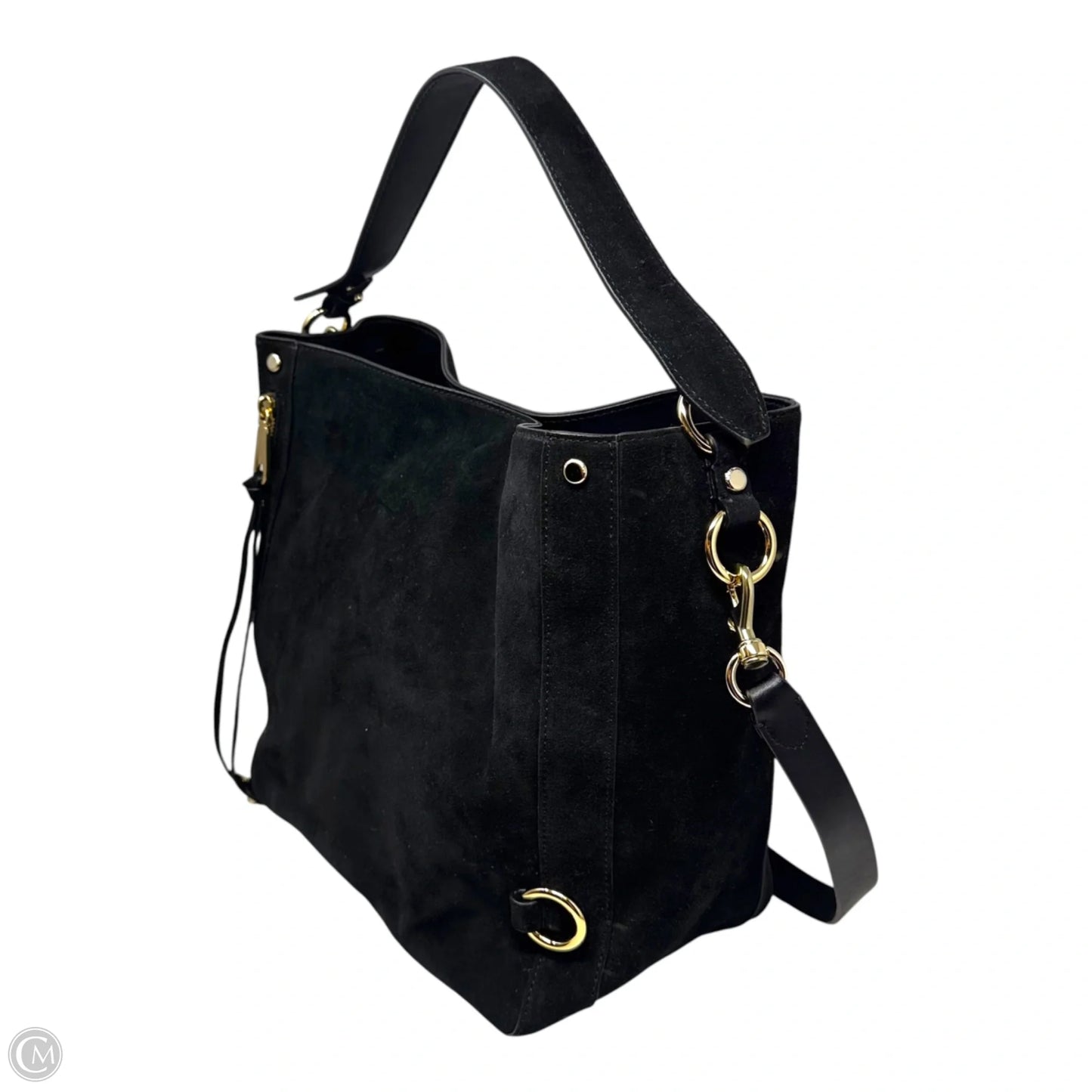 MAB Suede Hobo Handbag Designer By Rebecca Minkoff, Size: Medium