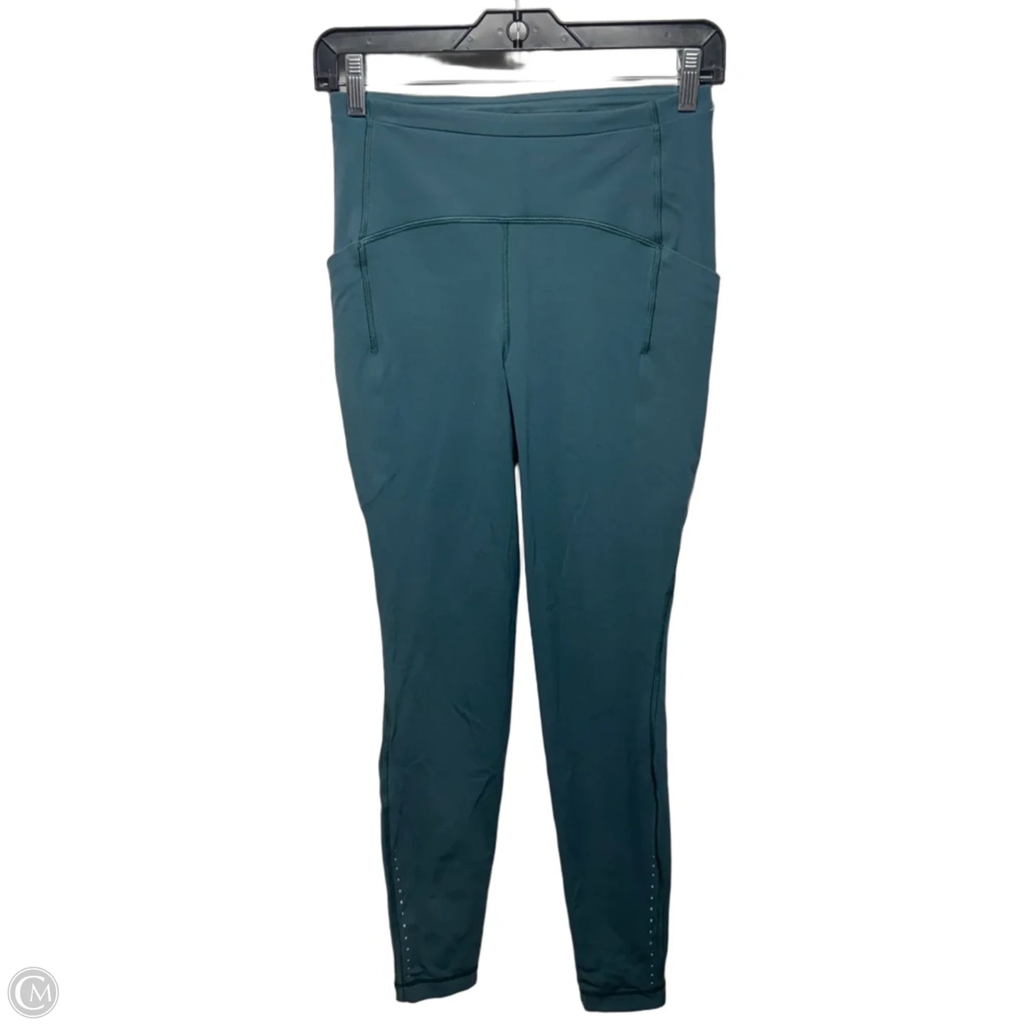 Athletic Leggings By Lululemon In Teal, Size: 6