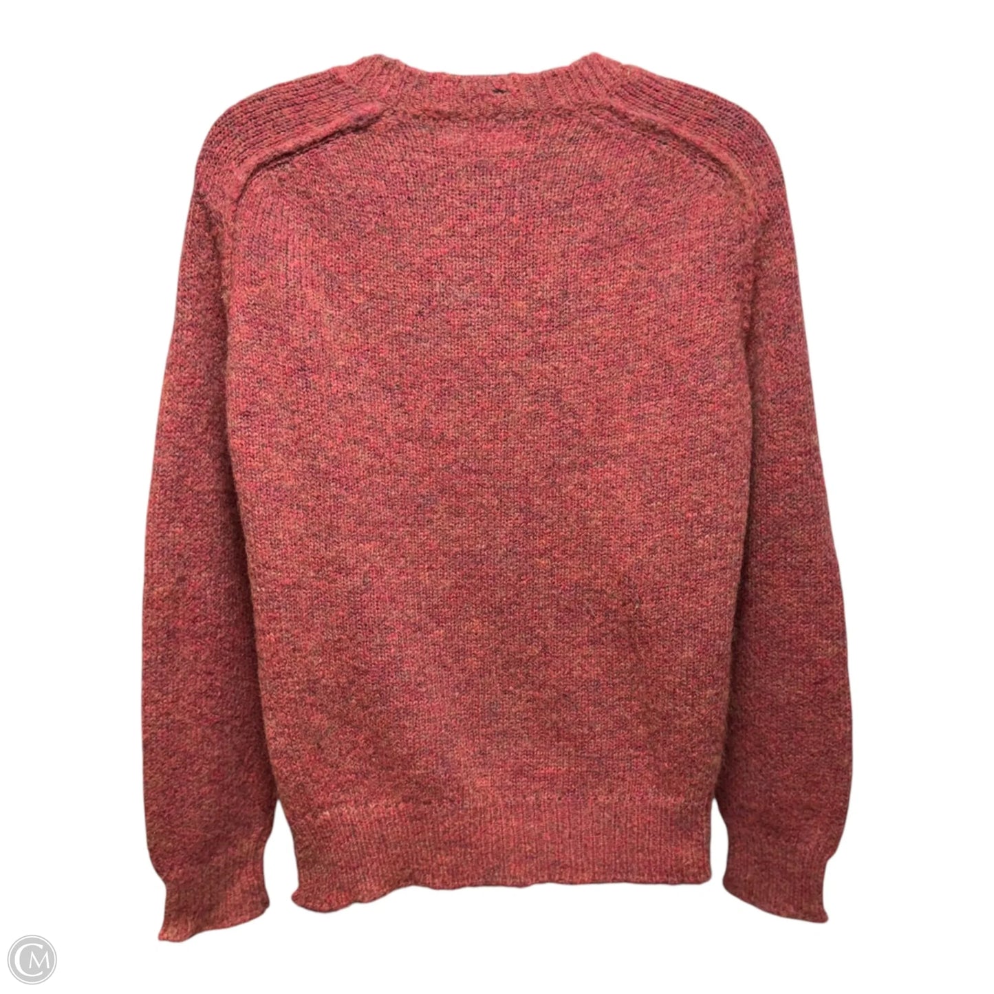 Distressed Mohair Blend Sweater Designer By Isabel Marant In Coral, Size: 4 (38)