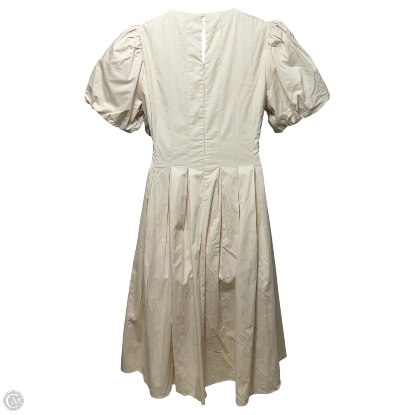 Simone Midi Dress By En Saison In Cream, Size: L