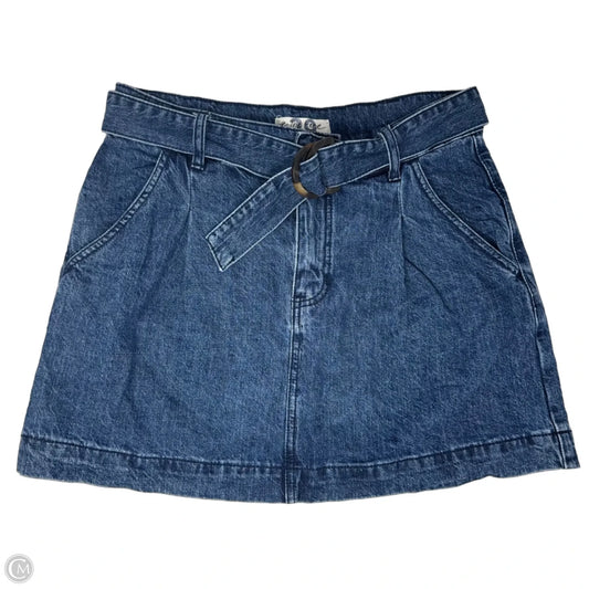 Skirt Mini & Short By We The Free In Blue Denim, Size: 8/29