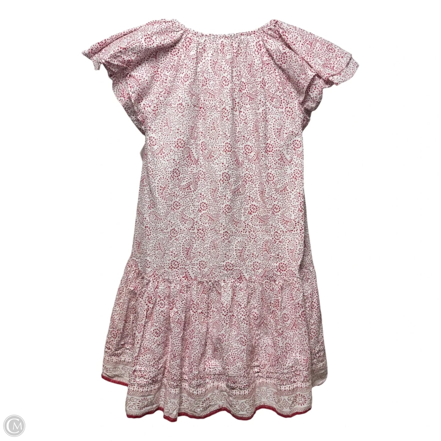 Jaya Mini Dress By Cleobella In Red & White Paisley Ditzy Print, Size: M