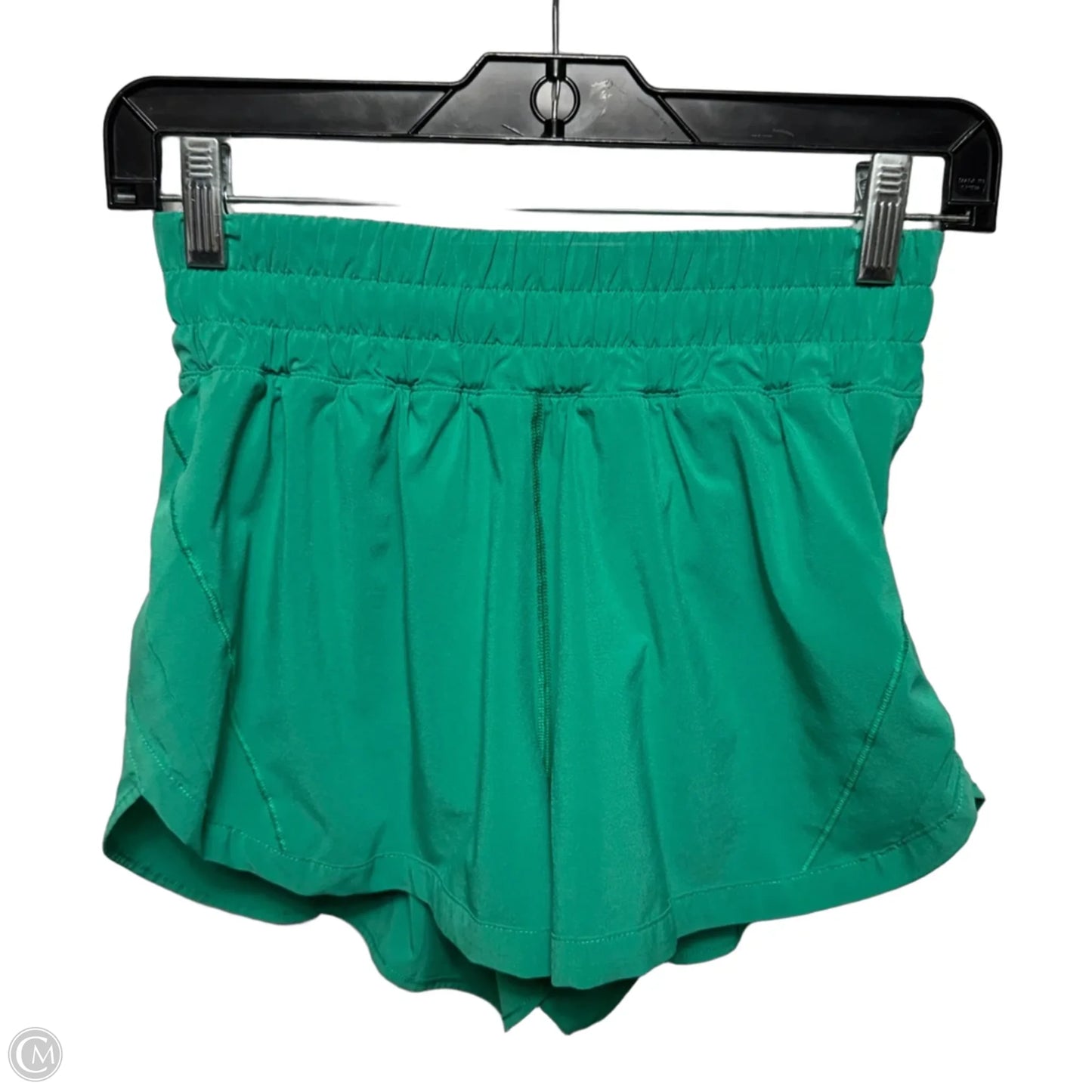Athletic Shorts By Lululemon In Green, Size: 6