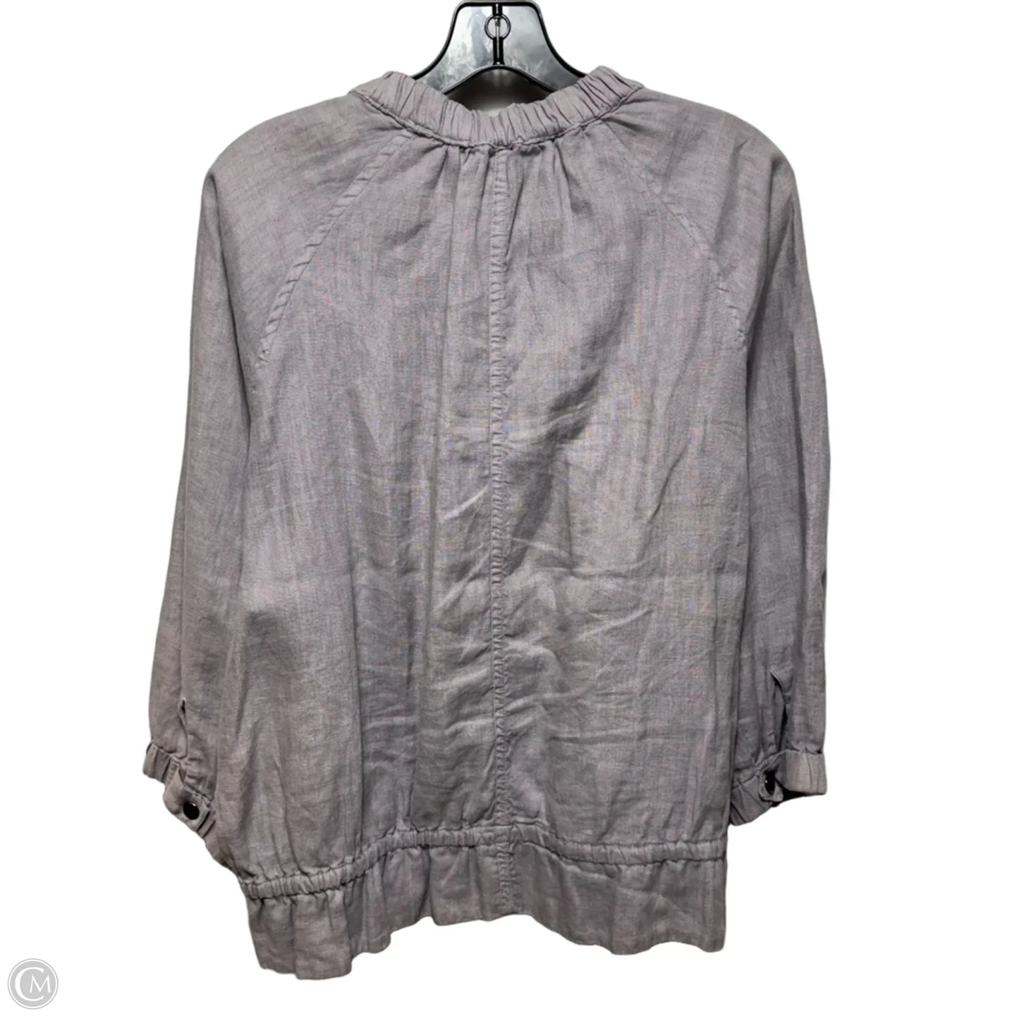 Linen Jacket By 4our Dreamers In Purple, Size: 0